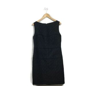 Talbot Runhof Dress Sheath Textured LBD